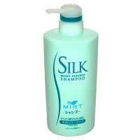 Kanebo Silk 74411 Шампунь увлажняющий с природным коллагеном и ароматом мяты Moist Essence Shampoo MINT 520 ml