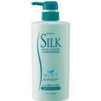Kanebo Silk 74413 Кондиционер увлажняющий для волос с природным коллагеном и ароматом мяты Conditioner Humidifying With Natural Collagen And Aroma Of Mint 520 ml