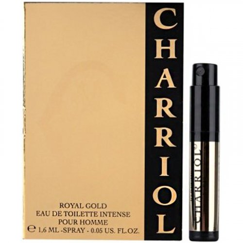 Charriol Royal Gold Eau De Toilette Intense Pour Homme EDT vial 1,7 ml