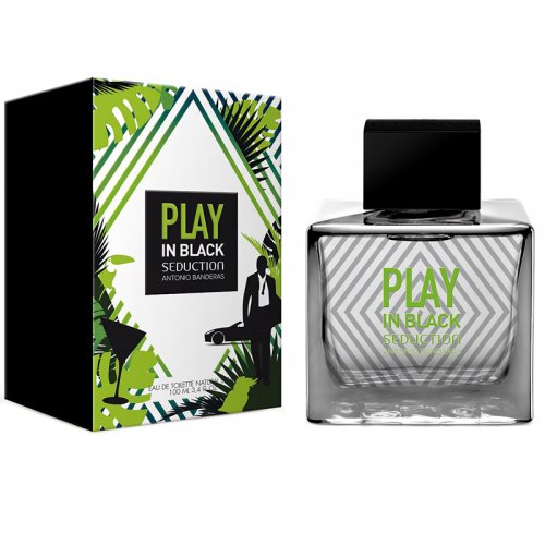 Antonio Banderas Play In Black Seduction for Men EDT 100 ml spray