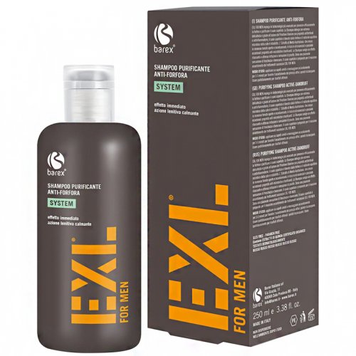 BAREX B0465 Очищающий шампунь против перхоти Purifying Anty-Dandruff EXL for Men 250 ml 